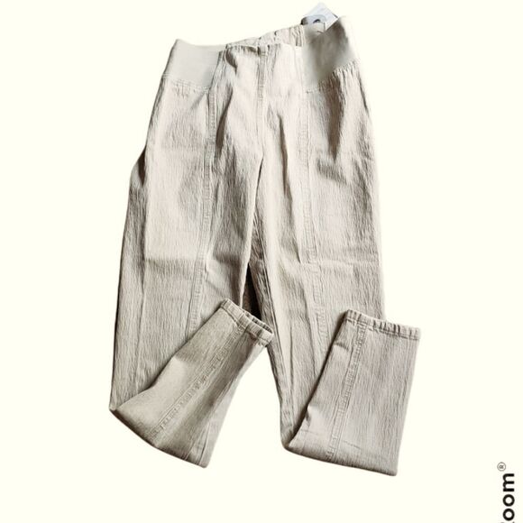Diane Gilman pants, L Tall, lt. Tan - Picture 1 of 4